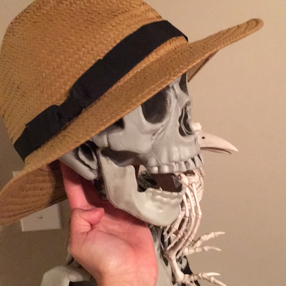 Tan Panama hat